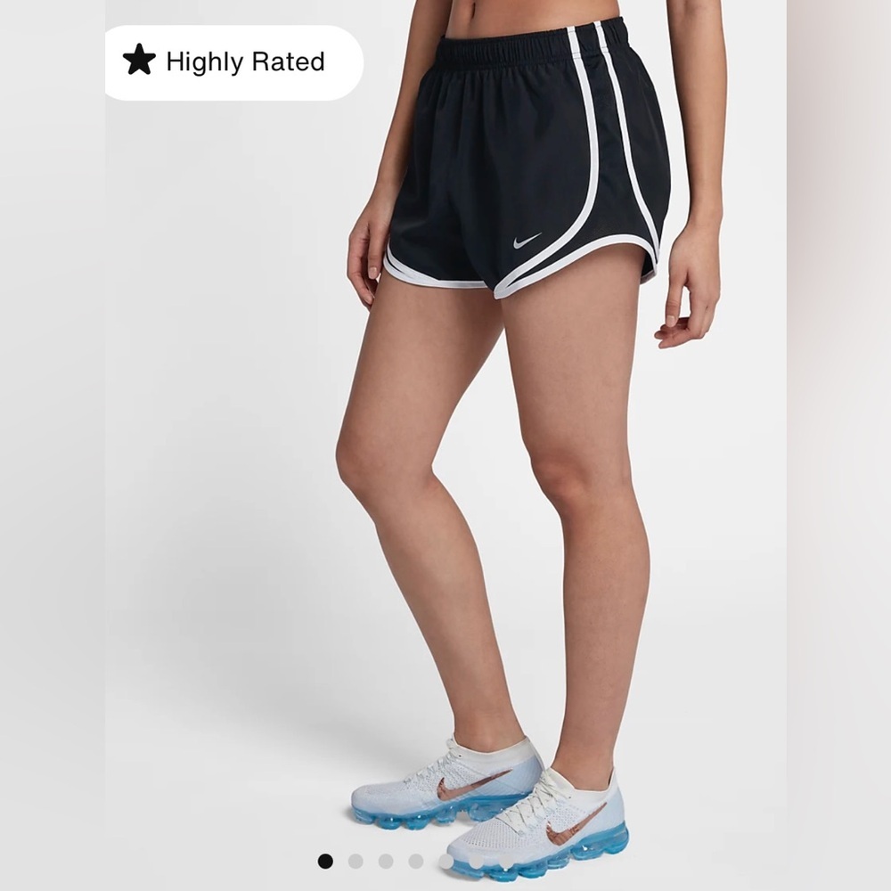 Nike Tempo Black/White Women’s Brief-Lined Running Shorts